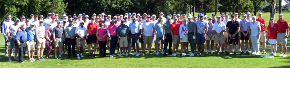 Wounded hero guests at Hampton Hall Golf Classic